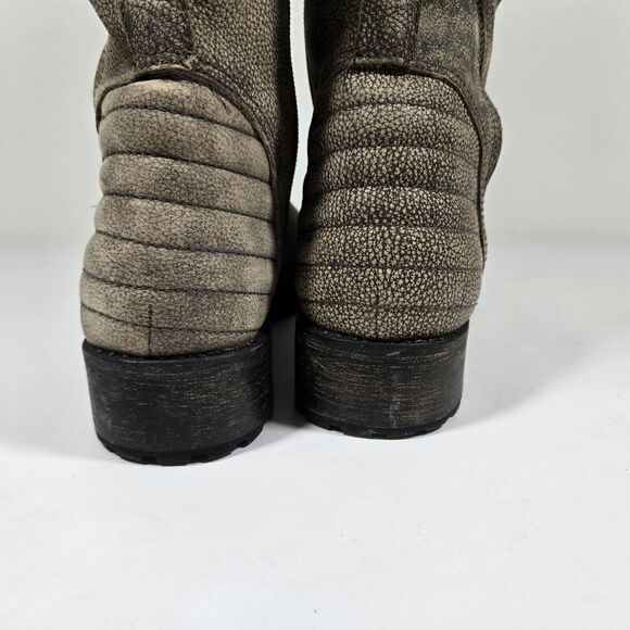 Matisse Roady Distressed Leather Zip Up Tall Boots Women's Size 8.5 - Picture 8 of 10